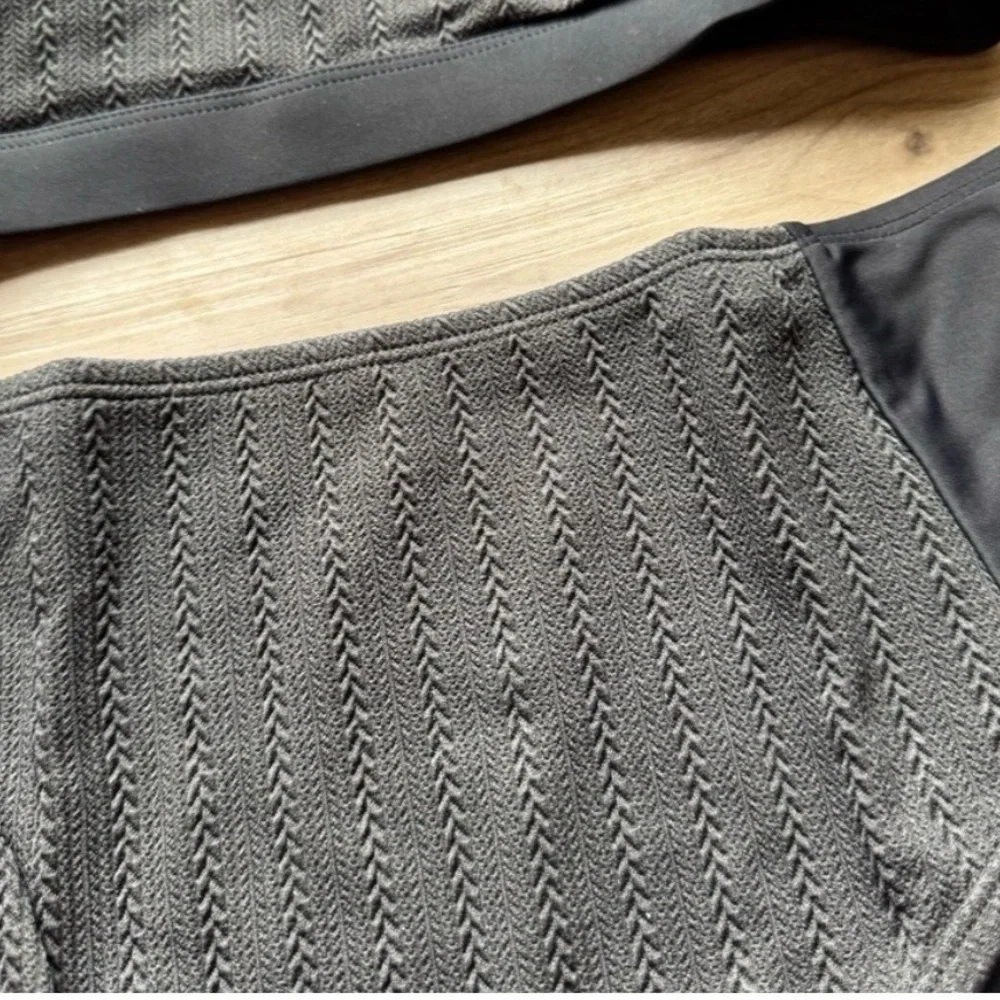 CUPSHE swim bottoms Black Texture High Waist Size Medium New